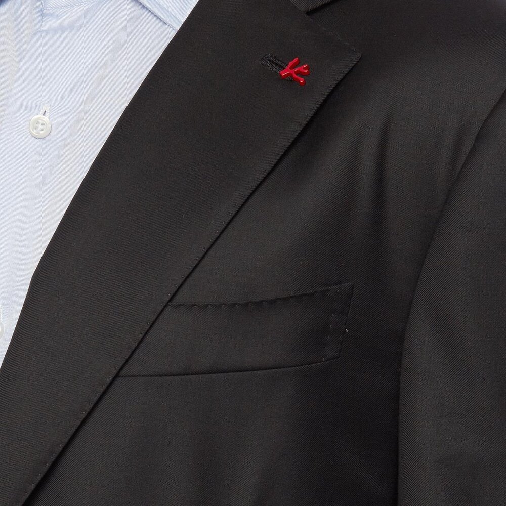 Isaia Napoli - Blazer Sport Coat - IT 50 - Navy 130s Wool - Base Gregory - 38R